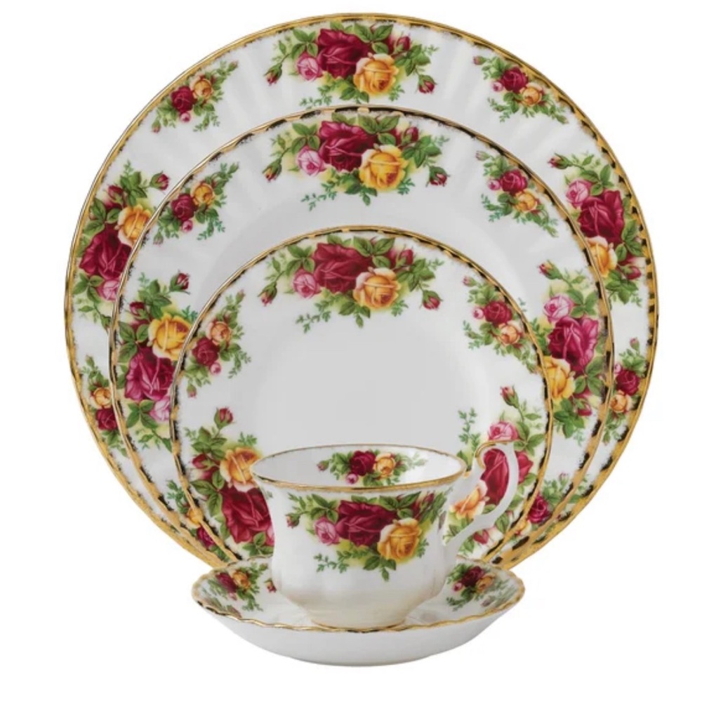 Old Country Royal Albert dinner set